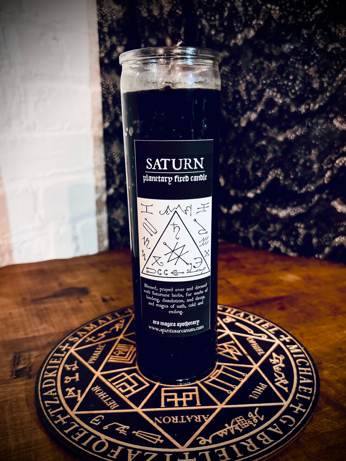 Saturn Fixed Planetary Candle