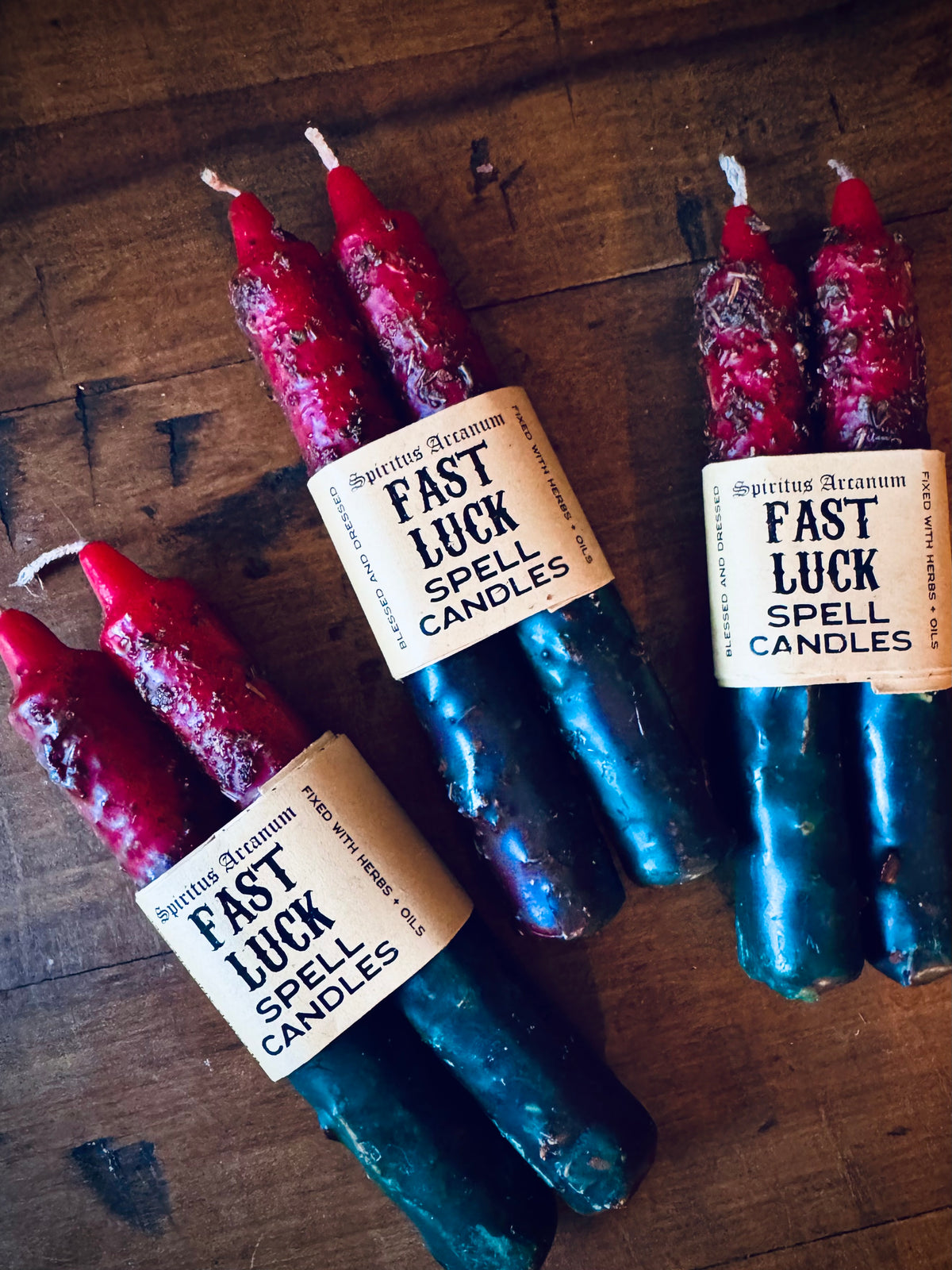 Fast Luck Spell Candle Set