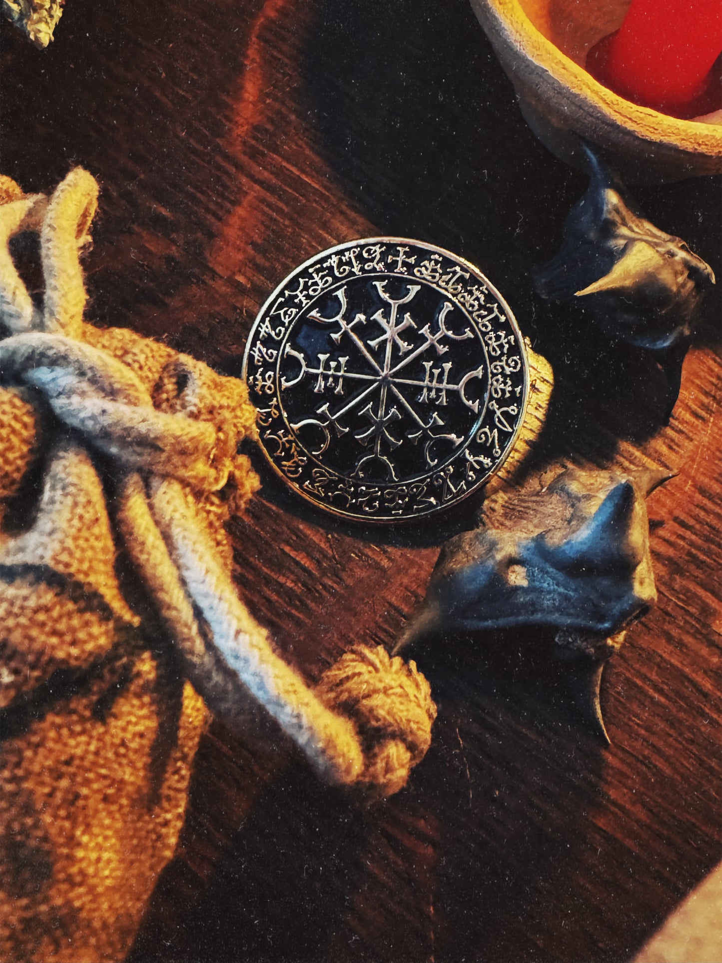 The Traveler's Seal Talisman Pin