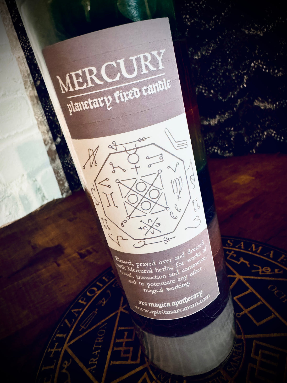 Mercury Fixed Planetary Candle