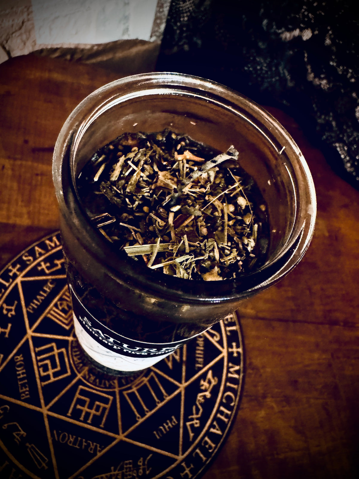 Saturn Fixed Planetary Candle