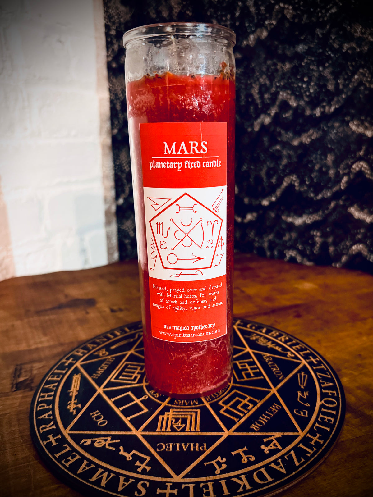 Mars Fixed Planetary Candle