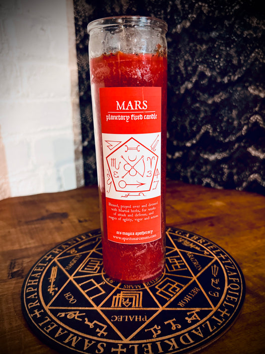 Mars Fixed Planetary Candle
