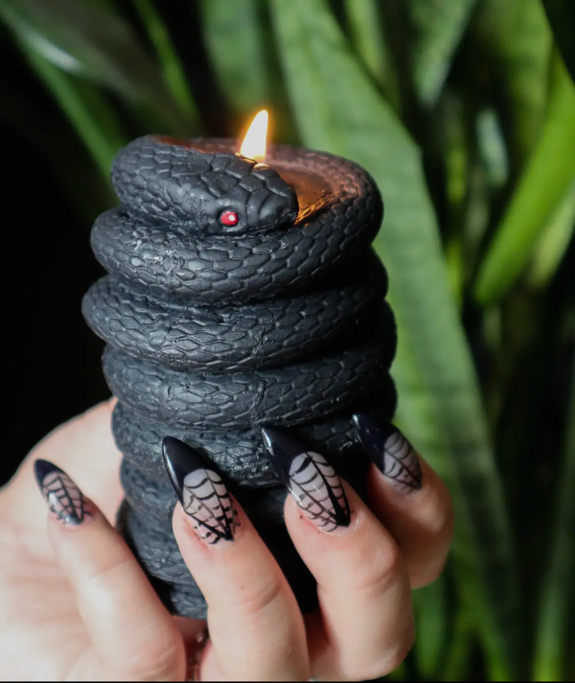 Coiled Snake Candle