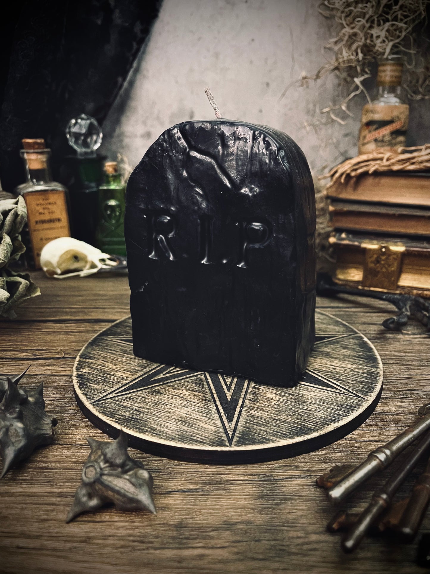 R.I.P. Tombstone Candle