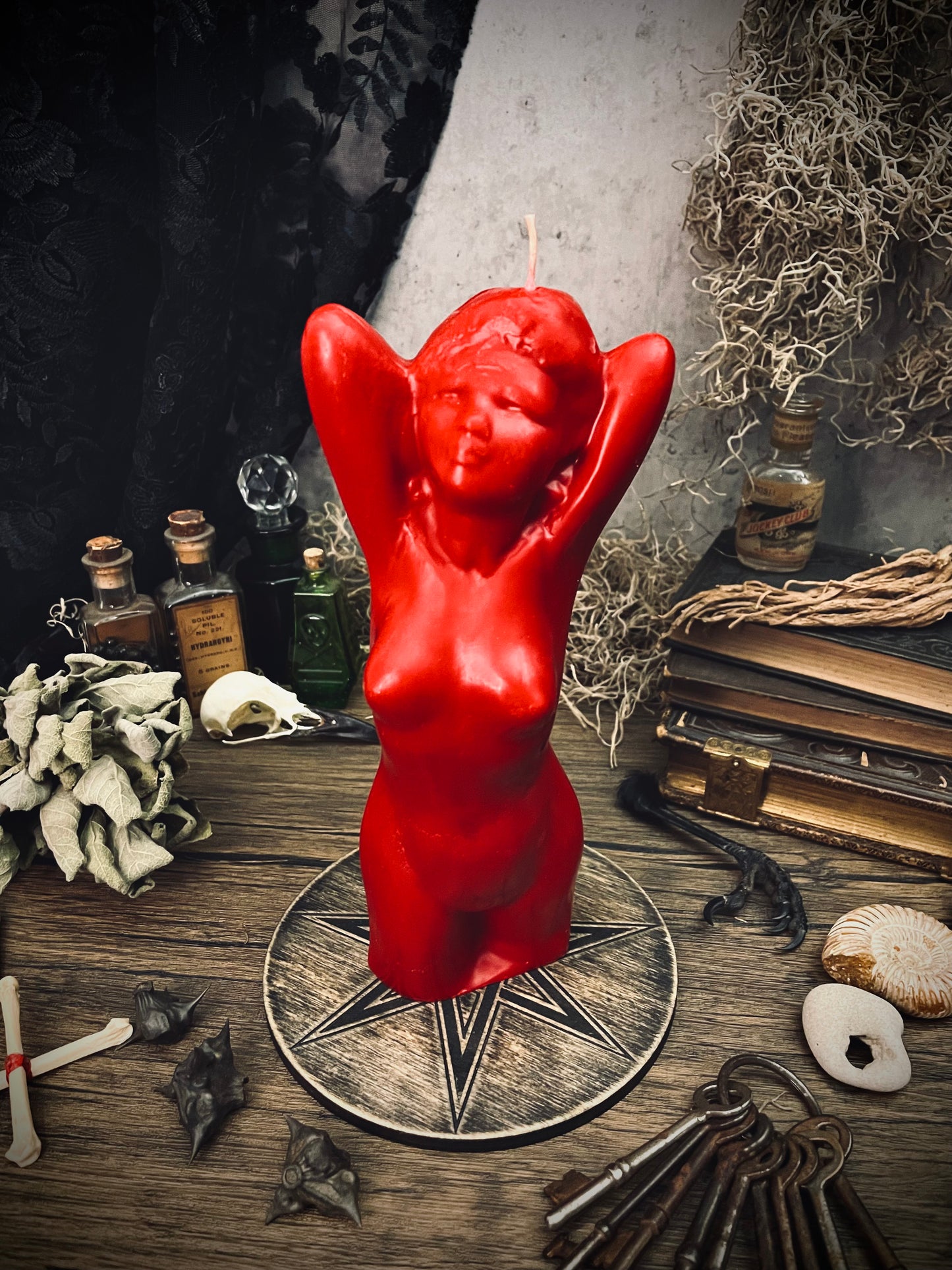 Red Goddess of Lust Candle