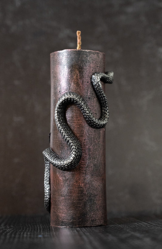 Serpent Pillar Candle