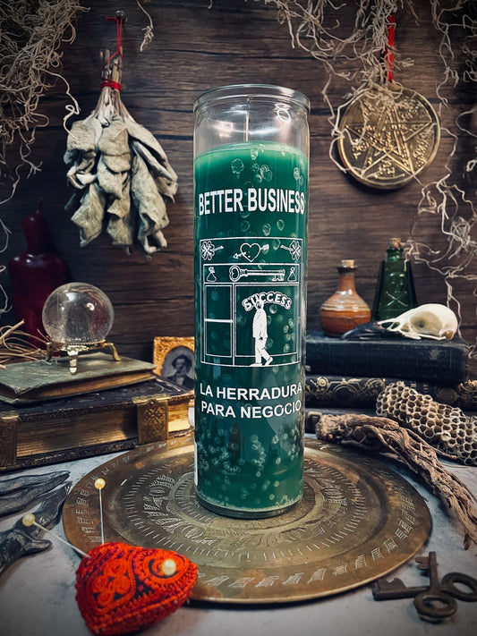 Better Business Green 7 Day Candle