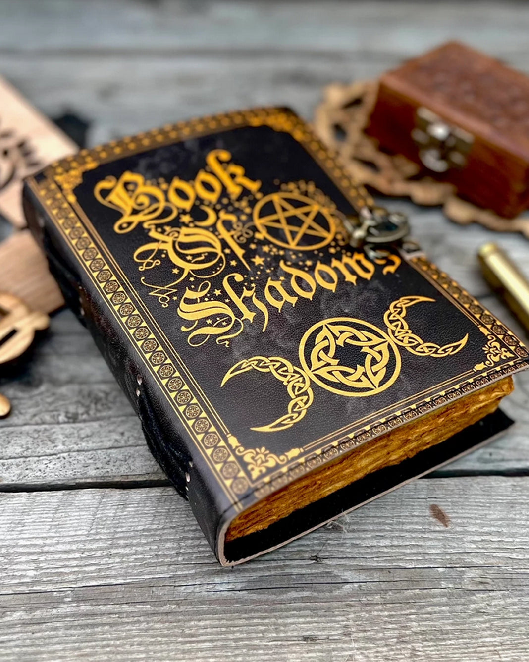 Book of Shadows Leather Journal