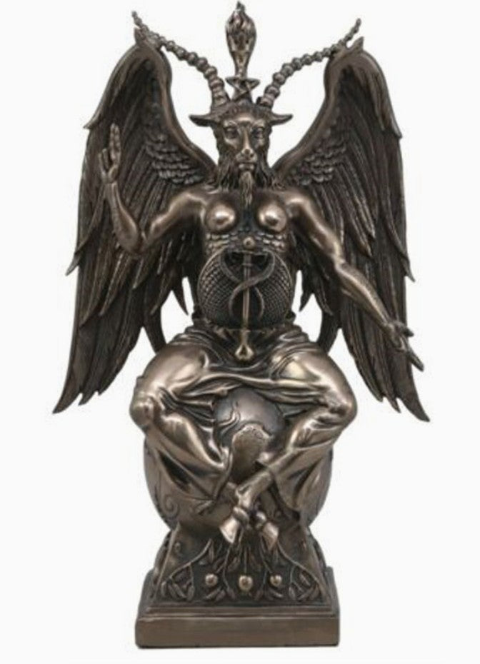 Large Baphomet Statue (Bronze Finish)