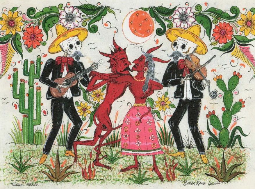 Día de los Muertos Postcard