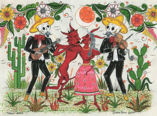 Día de los Muertos Postcard