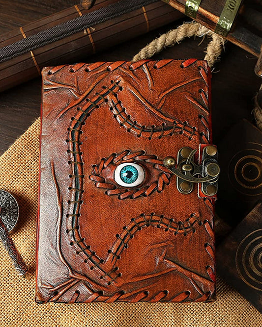 Hocus Pocus Spellbook Leather Journal