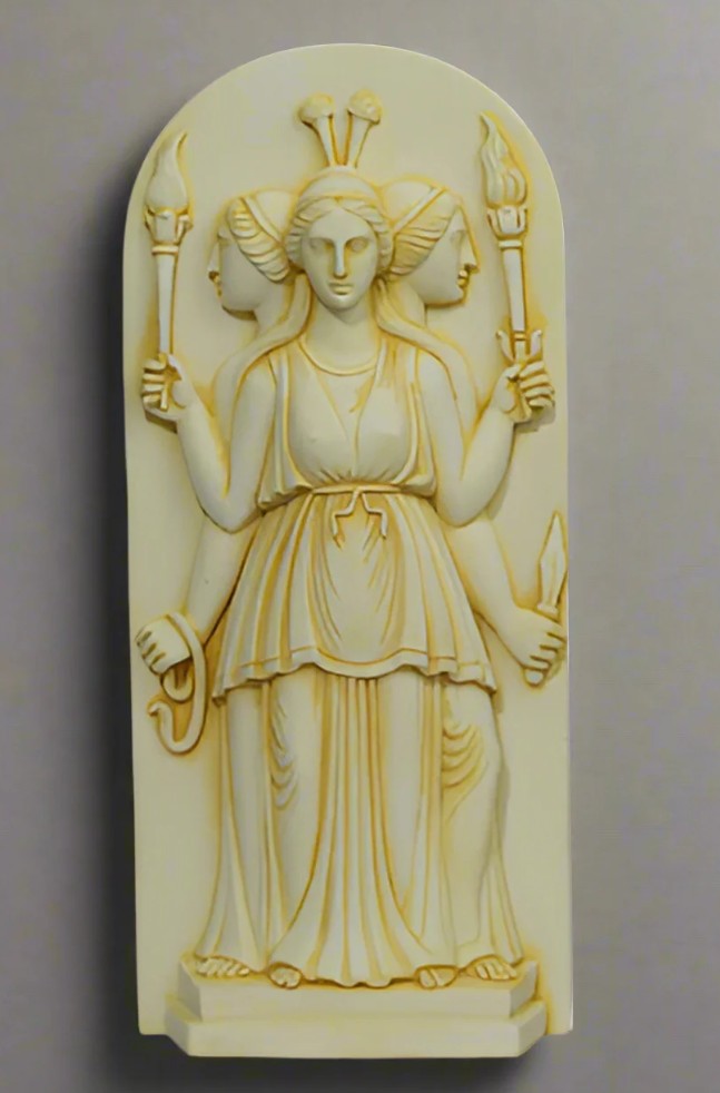 Hekate Triple Goddess Plaque