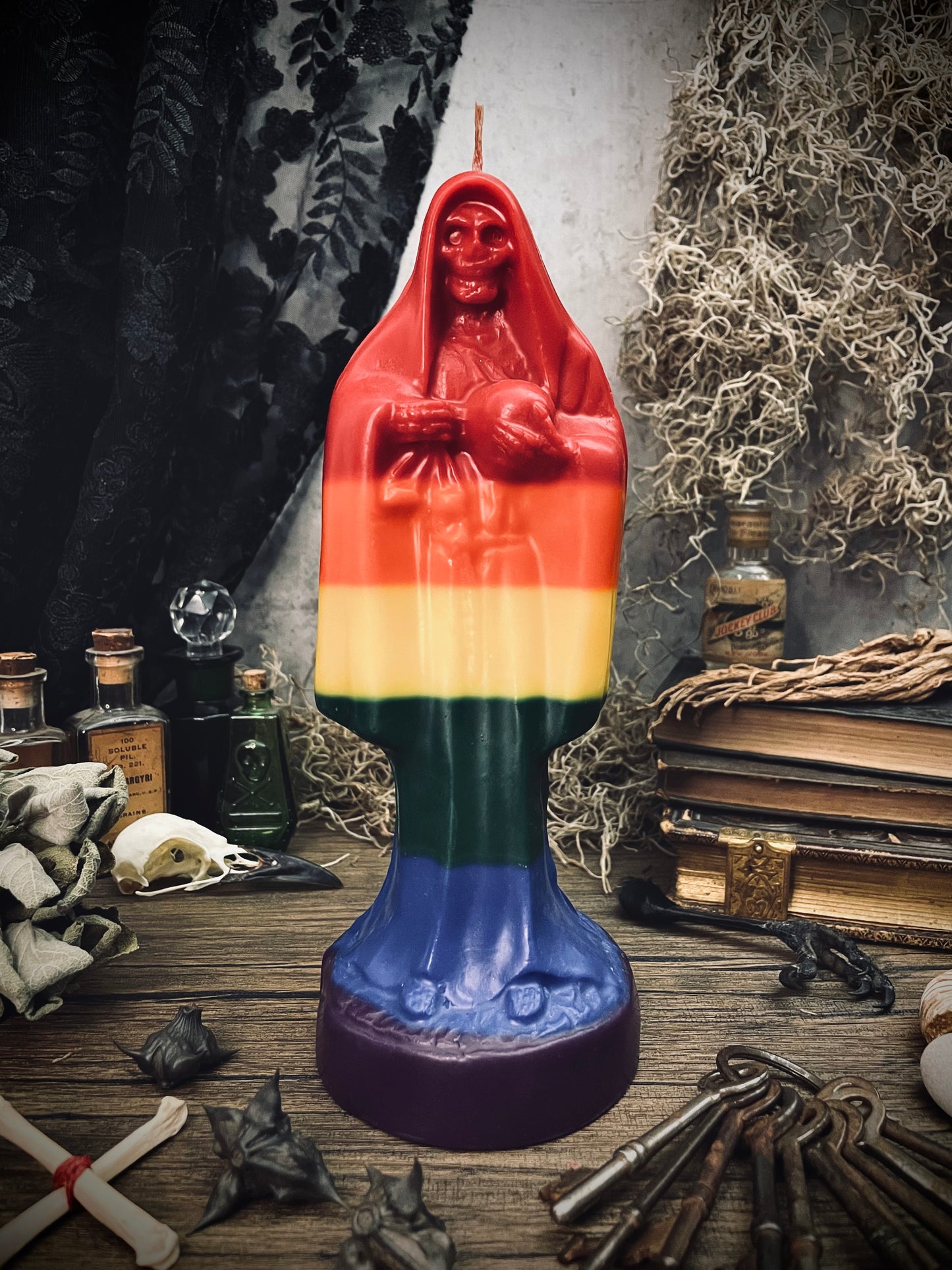 Large Santa Muerte Candle