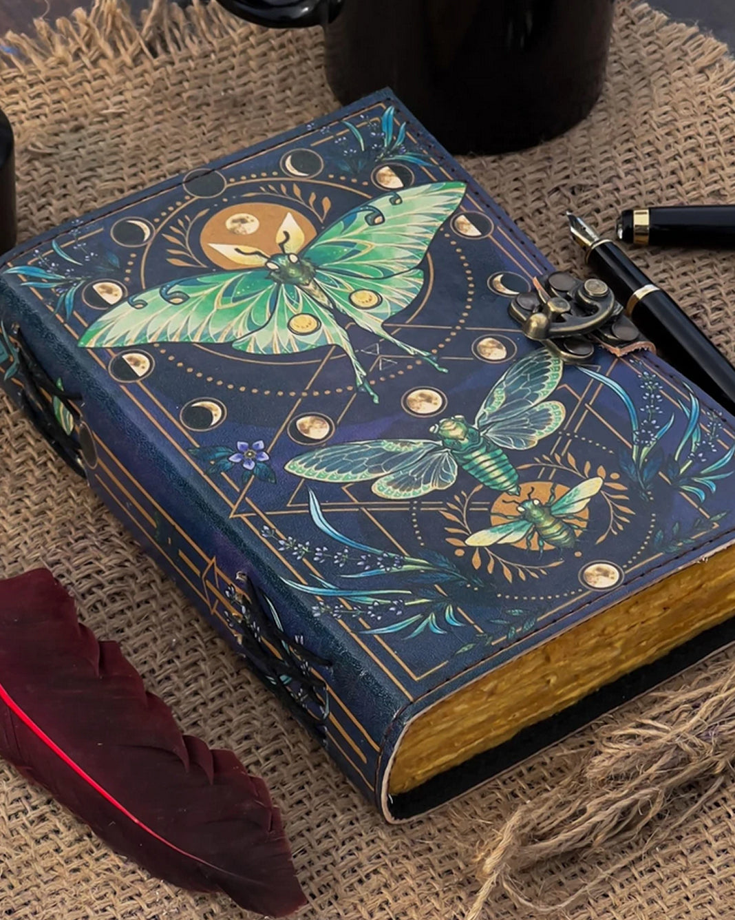 Lunamoth Leather Journal