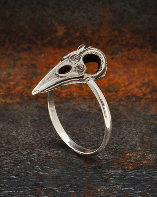 Raven Skull Ring