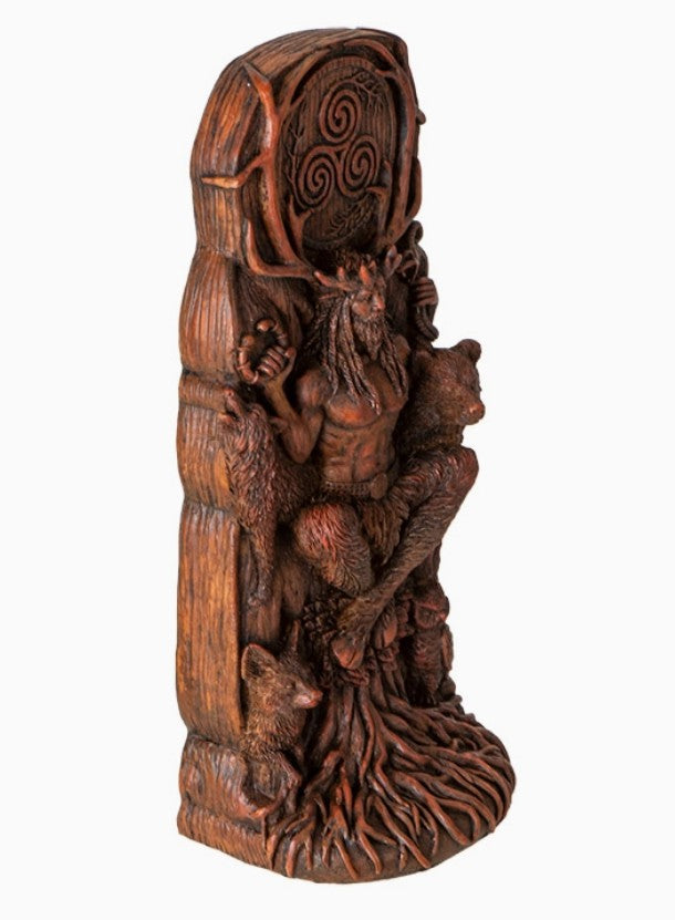 Seated Cernunnos Statue