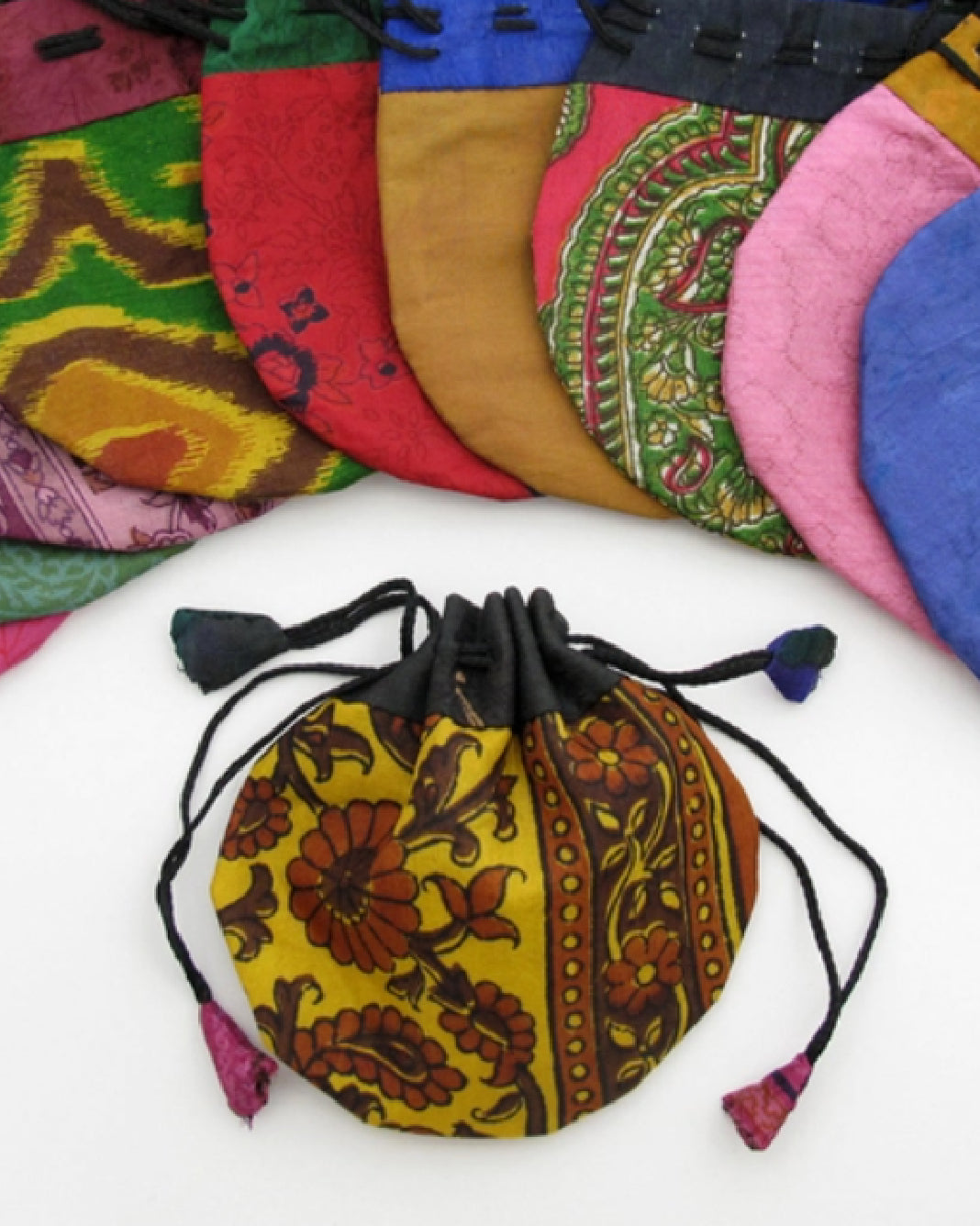 Silk Drawstring Pouch