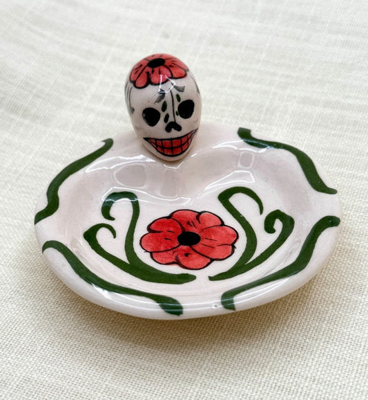 Ceramic Skull Dish