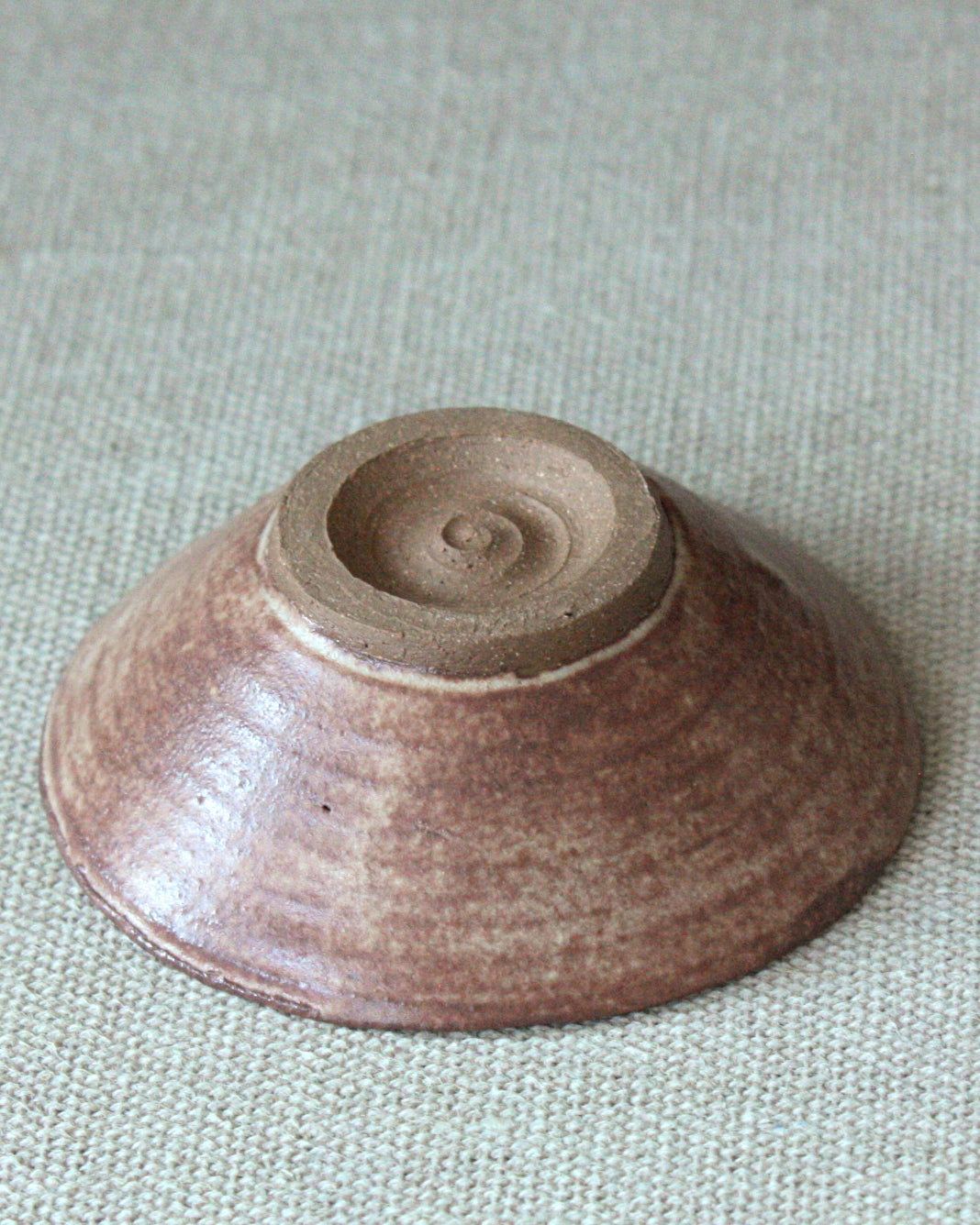 Rust Red Shino Offering Plate