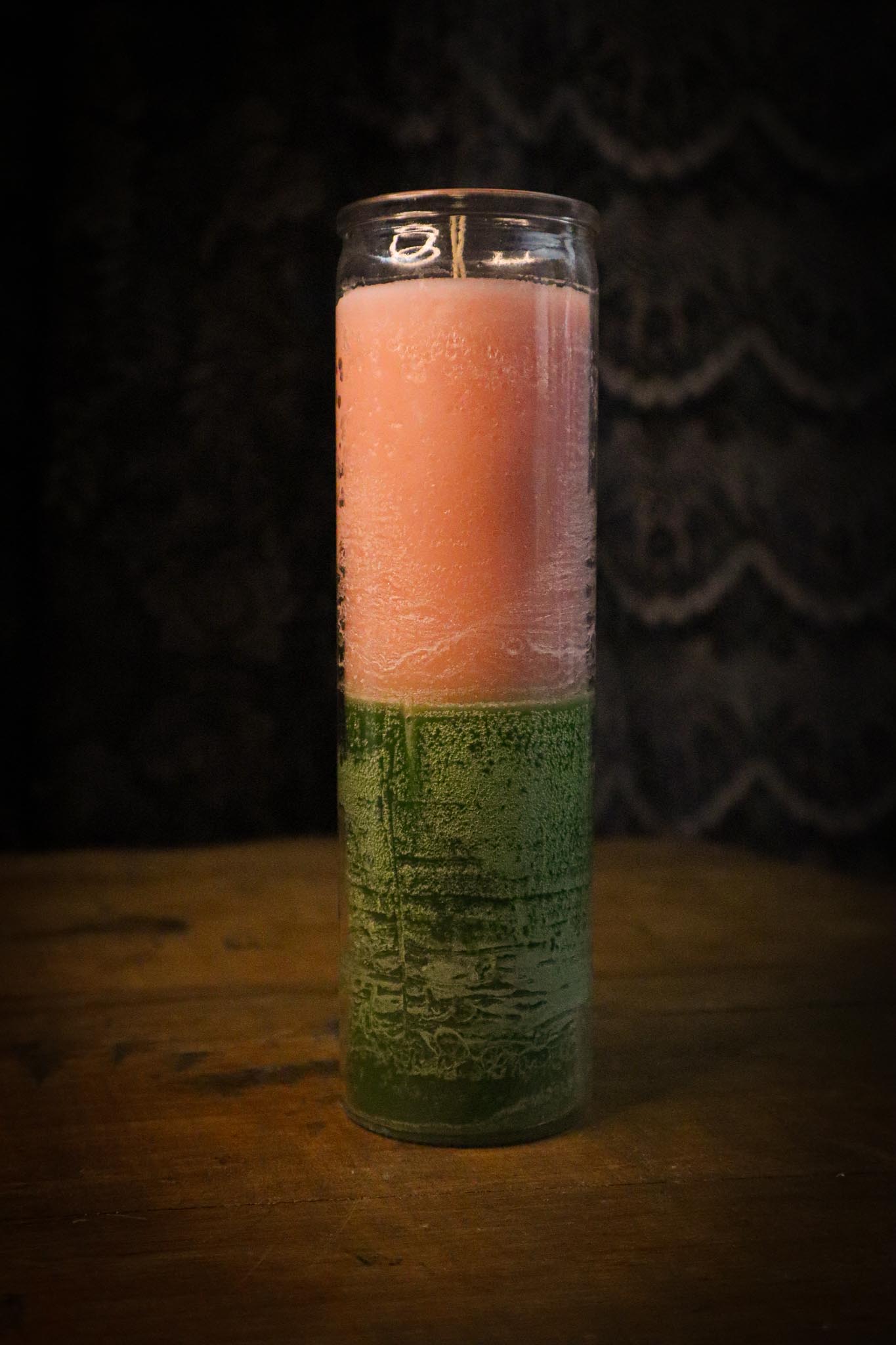 Pink/Green 7 Day Candle