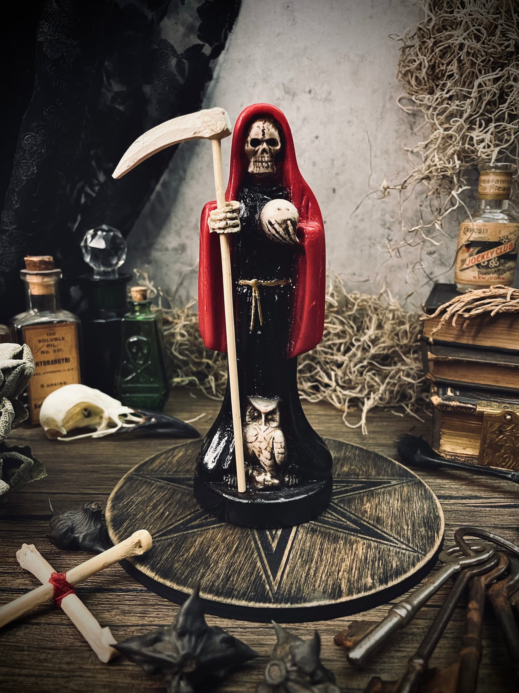 Santa Muerte 6 Statues Spiritus Arcanum